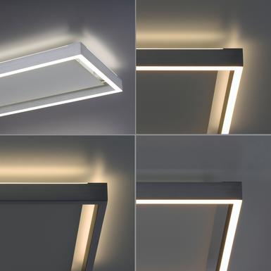 Plafonnier 2 lumières led Neuhaus Q-Kaan Gris Fer 6531-55