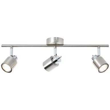 Plafonnier 3 lampes Brilliant Andres Chrome Métal 74516/77