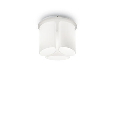 Plafonnier 3 lampes design Ideal lux Almond Blanc 01 Métal 159638