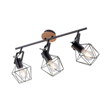 Plafonnier 3 lampes design Leuchten Direkt Jaro Beige Métal 15673-78