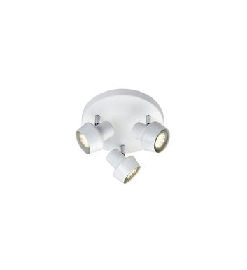 Plafonnier 3 lampes design Markslöjd Urn Blanc Métal 106086