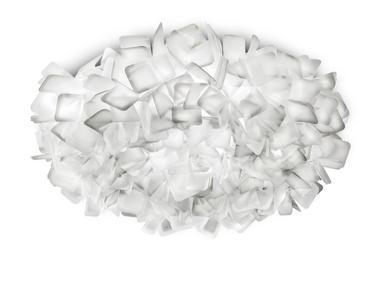 Plafonnier 3 lampes design Slamp Clizia Blanc 01 Technopolymère CLI78PLF0003W_000
