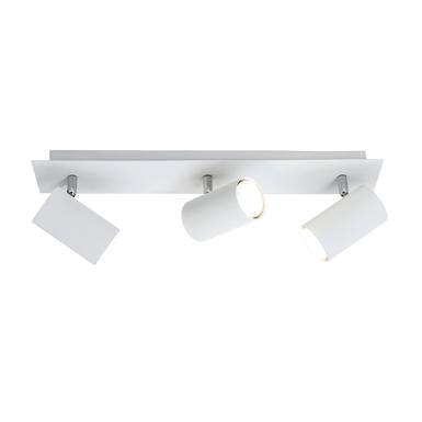 Plafonnier 3 lampes design Trio Marley Blanc Métal 802400301