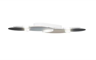 Plafonnier 3 lumières led Grossmann Circ Graphite / Argenté Aluminium 73-829-157