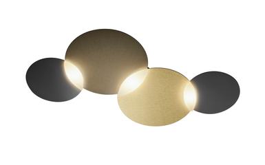 Plafonnier 3 lumières led Grossmann Circ Bronze / Laiton Aluminium 73-829-168