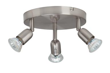 Plafonnier 3 spots led Brilliant Loona Chrome Métal G28834/13