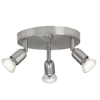 Plafonnier 3 spots led Brilliant Loona Chrome Métal G28834/13