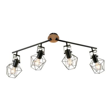 Plafonnier 4 lampes design Leuchten Direkt Jaro Beige Métal 15674-78