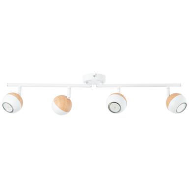 Plafonnier 4 lampes led Brilliant Scan Blanc 01 Métal G59432/75