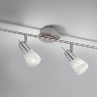 Plafonnier 4 lampes led Leuchten Direkt Julia Gris Métal 11864-55