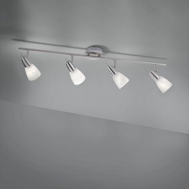 Plafonnier 4 lampes led Leuchten Direkt Julia Gris Métal 11864-55