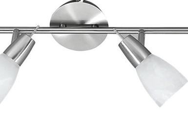 Plafonnier 4 lampes led Leuchten Direkt Julia Gris Métal 11864-55