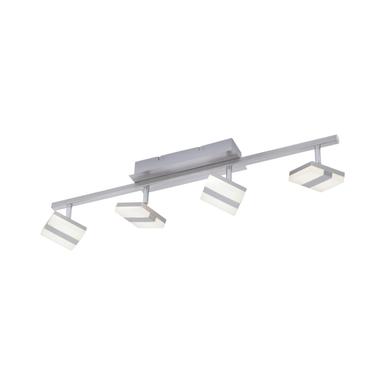Plafonnier 4 lampes led Leuchten Direkt Lolasmart-Sabi Gris Métal 12084-55