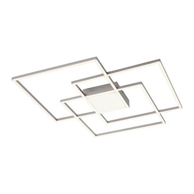 Plafonnier 4 lumières led Leuchten Direkt Asmin Gris Métal 14713-55