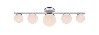 Plafonnier 5 lampes design Markslöjd Puro Chrome Métal 108066