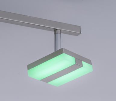 Plafonnier 6 lampes led Leuchten Direkt Lolasmart-Sabi Gris Métal 12086-55