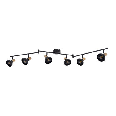 Plafonnier 6 lumières design Corep Alvar Noir Métal 656694