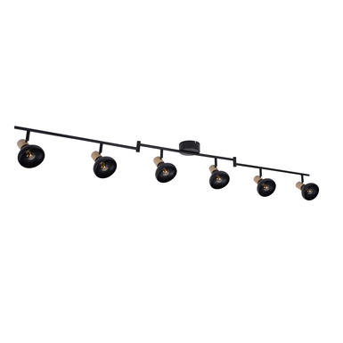 Plafonnier 6 lumières design Corep Alvar Noir Métal 656694