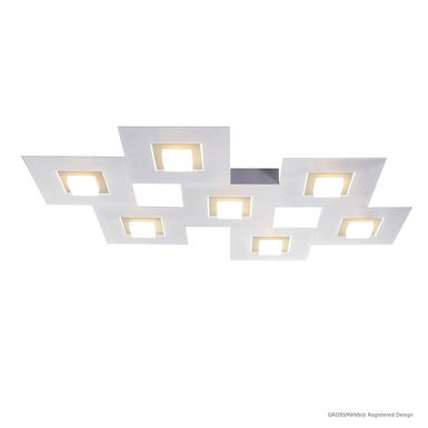 Plafonnier 7 lampes led Grossmann Karree Aluminium 77-783_