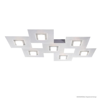 Plafonnier 7 lampes led Grossmann Karree Aluminium 77-783_