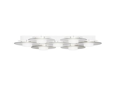 Plafonnier 7 lumières led Grossmann Disc Gris argenté Aluminium 77-830-091