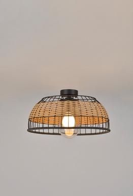 Plafonnier design Corep Ivoa Noir Métal PR503817