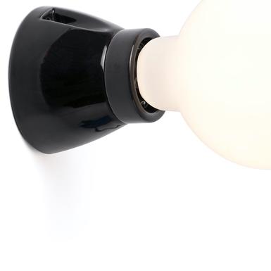 Plafonnier design Faro Kera Noir brillant Céramique 62301