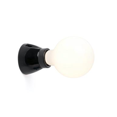 Plafonnier design Faro Kera Noir brillant Céramique 62301