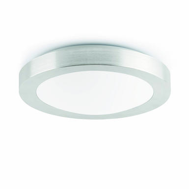 Plafonnier design Faro LOGOS-2 Nickel satiné Aluminium 62981