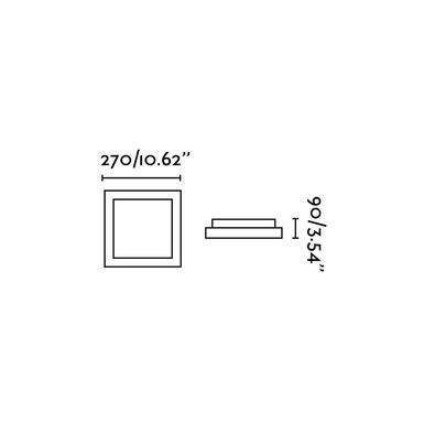 Plafonnier design Faro TOLA Aluminium Aluminium 62983