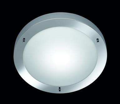 Plafonnier design Trio Condus Chrome Métal 6801011-06