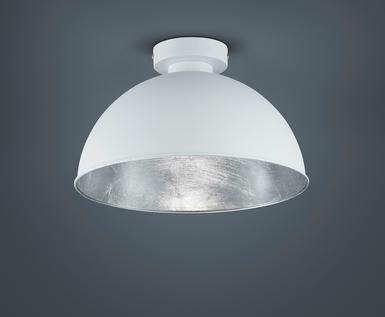 Plafonnier design Trio Jimmy Blanc / Argent Métal R60121001