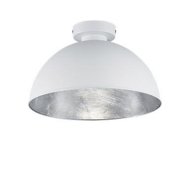 Plafonnier design Trio Jimmy Blanc / Argent Métal R60121001