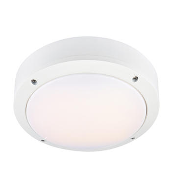 Plafonnier extérieur led Markslöjd Luna Blanc Aluminium 106536