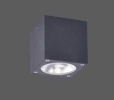 Plafonnier extérieur led Neuhaus Georg Gris anthracite Aluminium 9674-13