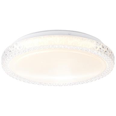 Plafonnier led Brilliant Badria Blanc Plastique G96992/05