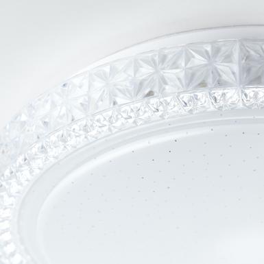 Plafonnier led Brilliant Badria Blanc Plastique G96992/05