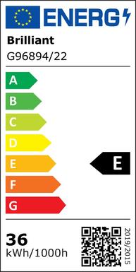 Plafonnier led Brilliant Labyrinth Gris Métal G96894/22