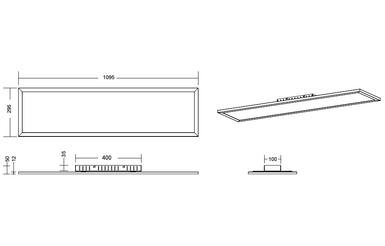 Plafonnier led connecté Trio Griffin Nickel satiné Métal 657411107