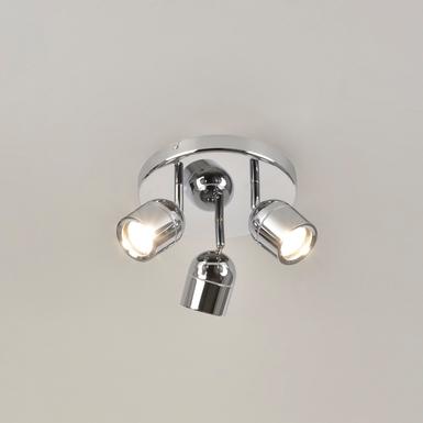 Plafonnier led Corep Lyam Chrome Métal 654228