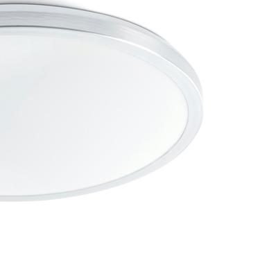 Plafonnier led Faro Foro Gris Aluminium 63405