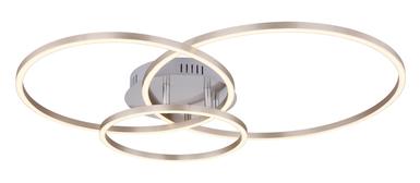 Plafonnier led Globo Munni Gris Métal 67220-40R