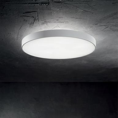 Plafonnier led Ideal lux Halo Blanc Aluminium 223186