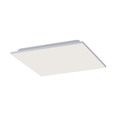 Plafonnier led Leuchten Direkt Canvas Blanc Aluminium 15551-16