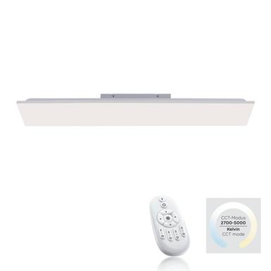 Plafonnier led Leuchten Direkt Canvas Blanc Aluminium 15553-16