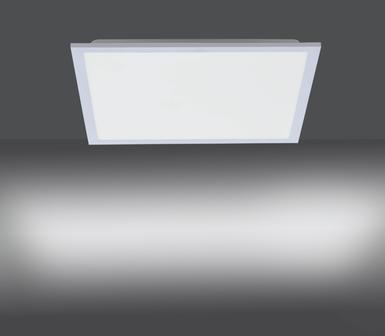 Plafonnier led Leuchten Direkt Flat Gris Plastique 14752-21