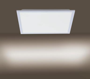 Plafonnier led Leuchten Direkt Flat Gris Plastique 14752-21