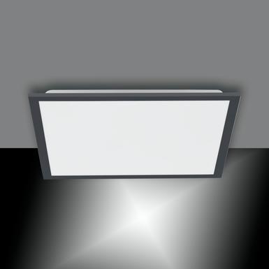 Plafonnier led Leuchten Direkt Flat Noir Aluminium 14755-18