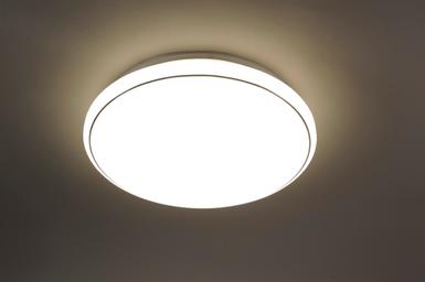 Plafonnier led Leuchten Direkt Jupiter Blanc Métal 14364-16