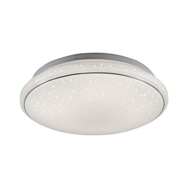 Plafonnier led Leuchten Direkt Jupiter Blanc Métal 14364-16